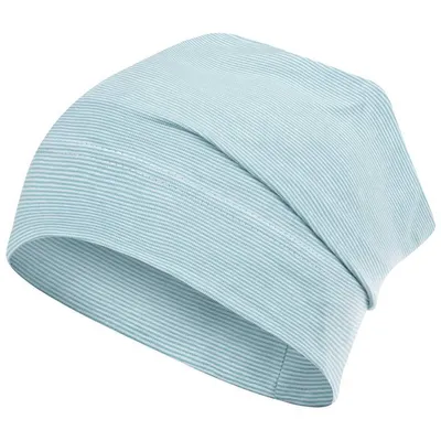 Produktbild von Mütze gestreift Übergangsmütze Beanie Junge Mädchen Stoffmütze, Gr. 46-48, Mintgrün