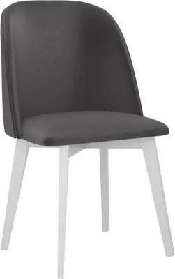 Produktbild von MIRJAN24 Stuhl Monti III, Esszimmerstuhl aus Buchenholz, 48x55x83 cm (Holzfarbe: Weiß, Stofffarbe: Kronos 22)