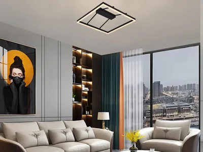 Produktbild von LED-Deckenleuchte mit Fernbedienung, 55W - J1348/B