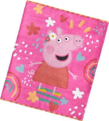 Obrázek produktu pro Dětská deka Prasátko Pepina Růžový Svět 130x160 cm