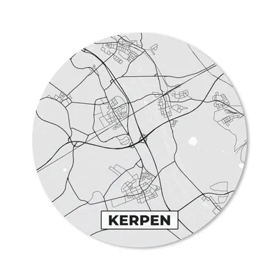 Produktbild von MuchoWow® Mauspad Mousepad Kerpen - Karte - Stadtplan - Deutschland - Karte 20x20 cm - Mousepads - Maus Mat - Pad - Mausunterlage - Schreibtischmatte
