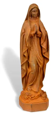 Produktbild von Skulptur der Mutter Gottes Maria im Antik-Stil aus Eisen für den Garten