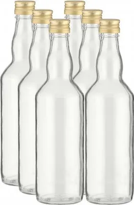 Produktbild von Glasflasche, ca. 500 ml, 6 Stück