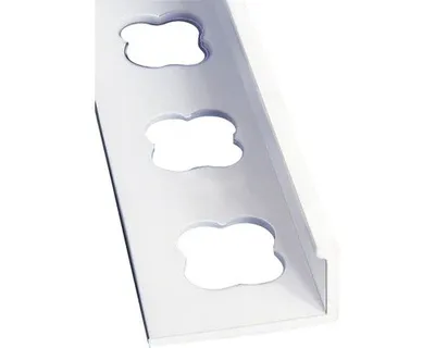 Obrázek produktu pro Lišta PVC L profil 8x2500 mm bílá
