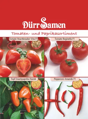 Artikelbild 1 von 'Tomate- & Paprikasortiment' aus der Kategorie Gemüsesamen