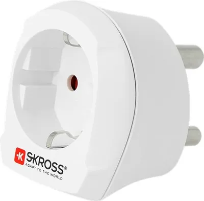Zdjęcie produktu dla Skross 1.500201-E, Typ C (wtyczka eur), 100-250 V, 16 A, Biały, 4000 W, 56 mm