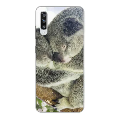 Produktbild von MuchoWow® Handyhülle Schutzhülle Hülle für Samsung Galaxy A70 Koalas - Knuddeln - Tiere - Jungen - Mädchen Silikon Softcase Handy Hülle - Schutzhaube