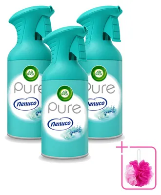 Image de 3 sprays d'ambiance Air Wick Pure Nenuco, 250 ml - Pack économique - 3 pièces