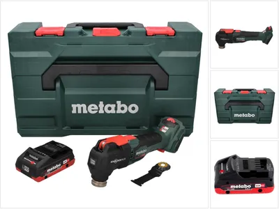 Zdjęcie produktu dla Metabo MT 18 LTX BL QSL akumulatorowe narzędzie wielofunkcyjne 18 V bezszczotkowe Starlock Plus + 1x akumulator 4,0 Ah + metaBOX - bez ładowarki