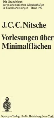 Produktbild von Vorlesungen über Minimalflächen
