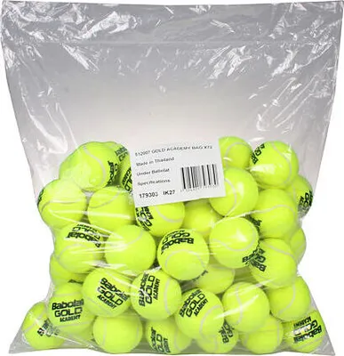 Zdjęcie produktu dla Babolat 512007, Piłeczka do tenisa bez presji, Czarny, Żółty, 72 szt., Dorosły, Torebka foliowa