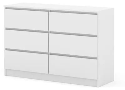 Obrázek produktu pro Komoda MAJA S6 120 cm bílá matná Příborník Highboard