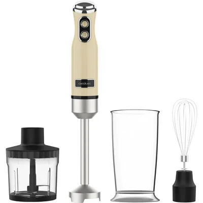 Produktbild von Cecotec Stabmixer Power RetroYellow 1200MAX Cream&Crush, (1.200 Watt