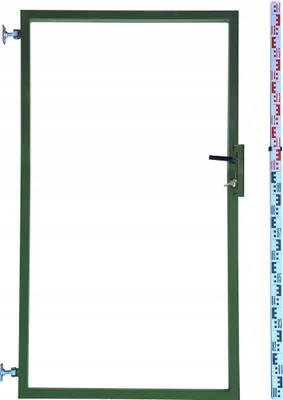 Produktbild von Gartentor - Rahmen für Zaunlatten und Paneele 170 cm Grün RAL6005 | Zaunlatten RAMA
