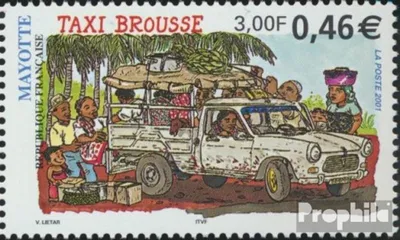 Produktbild von Briefmarken Mayotte 2001 Mi 98 (kompl.Ausg.) postfrisch Buschtaxi
