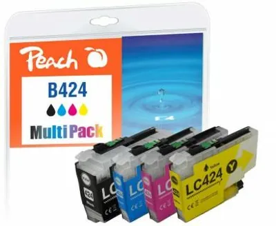 Immagine prodotto di Peach PI500-389 Peach Patrone Brother LC-424 MultiPack kompatibel