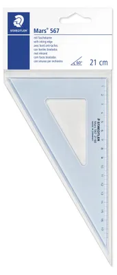Produktbild von STAEDTLER 567 21-60 Zeichendreieck 21cm Geodreieck 60/30 Grad Präzision