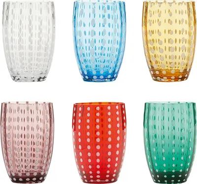 Produktbild von Zafferano Glas Perle Tumbler 6er Set