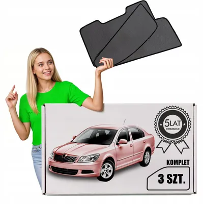 Produktbild von SKODA OCTAVIA II (1Z) Sonnenschutzrollos Komplettset 3-teilig