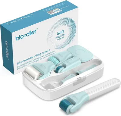 Productafbeelding van Microneedling rollerpen set, 10-in-1, voor professioneel gebruik en thuisgebruik