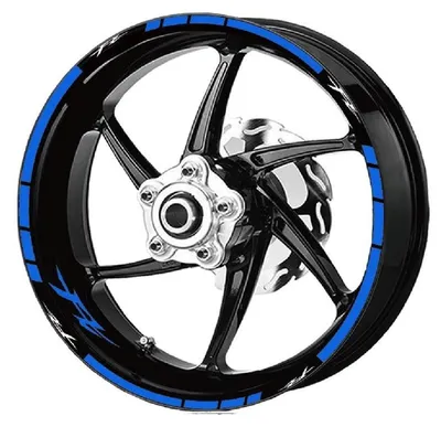 Image de Autocollants réfléchissants pour jantes de moto
