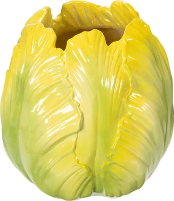 Produktbild von Blumenvase mit Tulpenmotiv für stilvolle Wohnraumdekoration, 2 Stück
