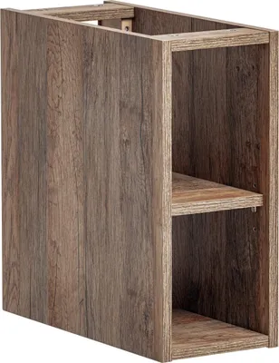 Produktbild von Badezimmerschrank Für Waschtisch 20 Cm Eiche Vintage Mit Ablage