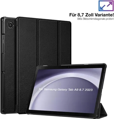 Produktbild von Schutzhülle für Samsung Galaxy Tab A9 2023 8.7 Zoll Cover Case Schutz Tablet Farbe: Schwarz