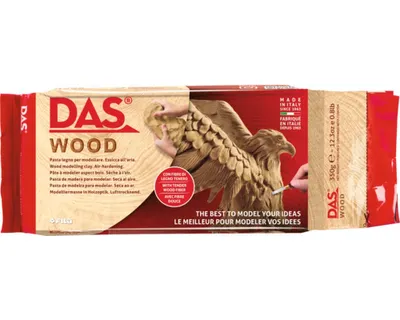 Obrázek produktu pro Samotvrdnoucí hmota DAS imitace dřeva 350g