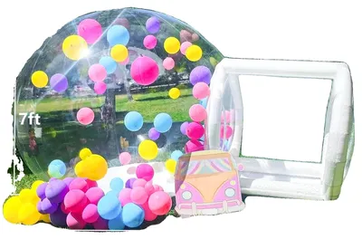 Produktbild von Aufblasbares Bubble-Zelt, Spaßspielhaus, Unterhaltung im Freien, 3m