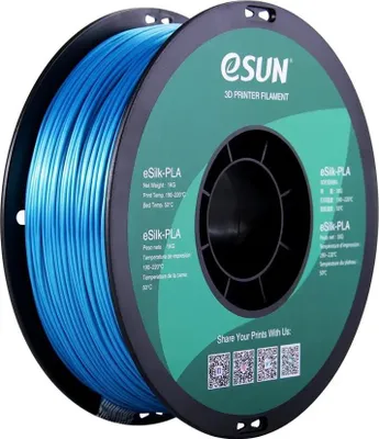 Zdjęcie produktu dla eSUN eSilk-PLA 1kg Cyan