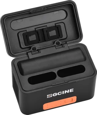 Produktbild von ZGCINE PS-BX1 Tragbarer Kamera-Akku Schnellladekoffer 5200 mAh Kabelloses Dual-Akkuladegeraet mit Typ-C-Anschluss Ersatz fuer Sony NP-BX1 Akku