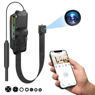 Zdjęcie produktu dla Mała kamera iUni IP75, Wi-Fi, Gniazdo na kartę MicroSD, podgląd na żywo w telefonie