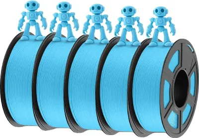 Obrázek produktu pro vlákno pro 3D tiskárny, matný povrch, neucpává se, PLA Matt L-Blue