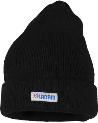 Produktbild von Planam Strickmütze mit Umschlag, Universalgröße schwarz