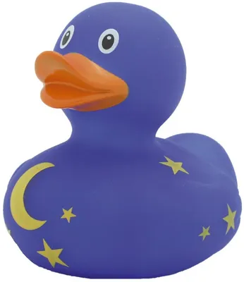 Produktbild von LiLaLu 2001 Badeente "mit Mond und Sternen"