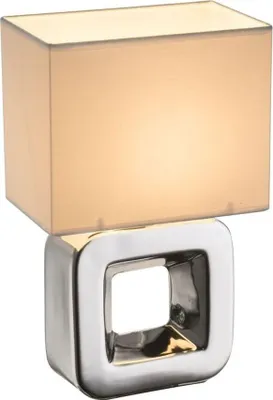 Produktbild von GLOBO Tischleuchte Wohnzimmer mit Schalter Tischlampe Schlafzimmer Flur 21602