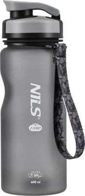 Image de Nils Camp - Bouteille en Tritan 600 ml - Noir