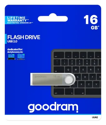 Produktbild von GOODRAM UUN2 USB 2.0 16GB Silver