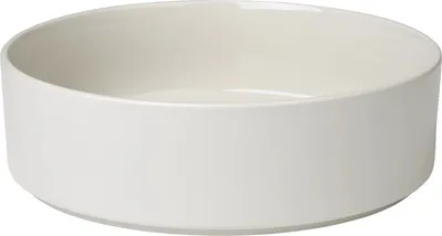 Produktbild von blomus Pilar Schale, Moonbeam, Keramik, H 8 cm, Ø 27 cm, 63698
