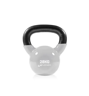 Produktbild von UpForm Vinyl-Gusseisenhantel Kettlebell 28 kg