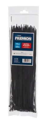 Immagine prodotto di PREMION PREP00008 - Nastri di serraggio neri 3,6 x 300 mm 100 pezzi