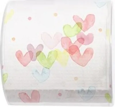 Immagine prodotto di Rotolo di carta igienica Hearts Pastel - Cuori pastello, 3 veli