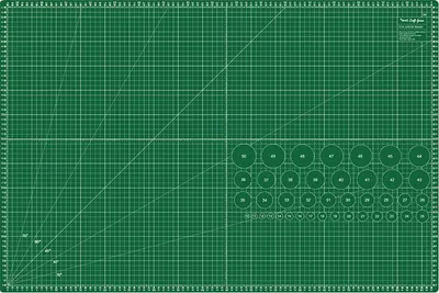 Image de Tapis de coupe TEXI GREEN 90 x 60 cm, 5 plis, renforcé