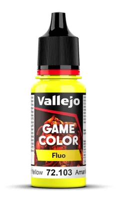 Immagine prodotto di Vernice acrilica Vallejo 72103 Giallo Fluo 17ml per miniature