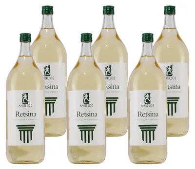 Produktbild von Mirios Retsina Weißwein -trocken- (6 x 2,0L)