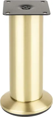Produktbild von FS001 150 mm verstellbarer Möbelfuß, gebürstetes Gold