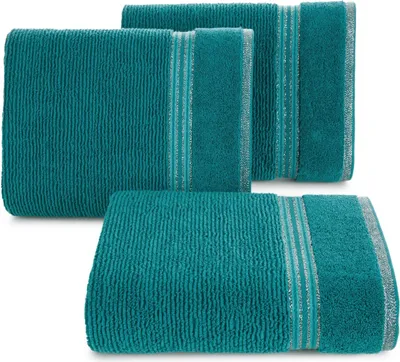 Zdjęcie produktu dla Eurofirany 381198, 50 x 90 cm, Bawełna, Poliester, Turkusowy, 1 szt.