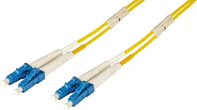Produktbild von ProfiPatch Glasfaserkabel LWL Patchkabel Duplex LC-LC Singlemode 9/125µ OS2 Lichtwellenleiter 10m