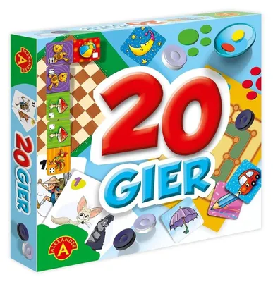 Zdjęcie produktu dla Gry Rodzinne Zestaw 20Gier 26559